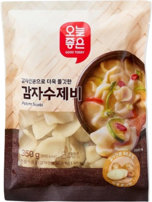 오늘좋은 감자수제비, 1개, 350g