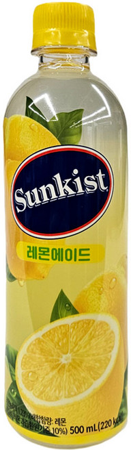 썬키스트 레몬에이드, 500ml, 12개