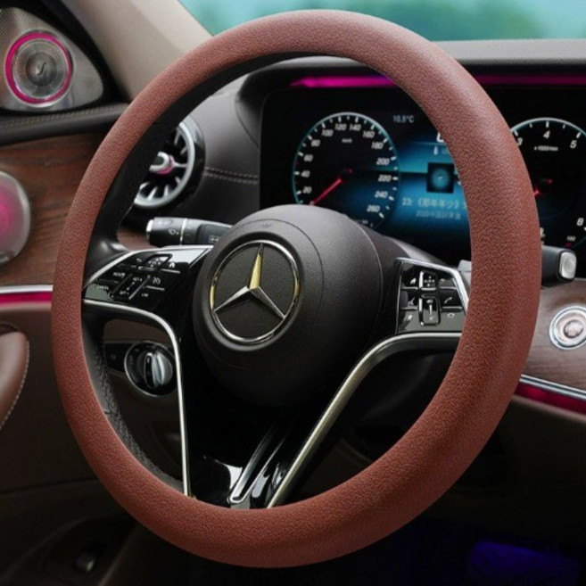 민아루 세련된 논슬립 핸들커버, 브라운