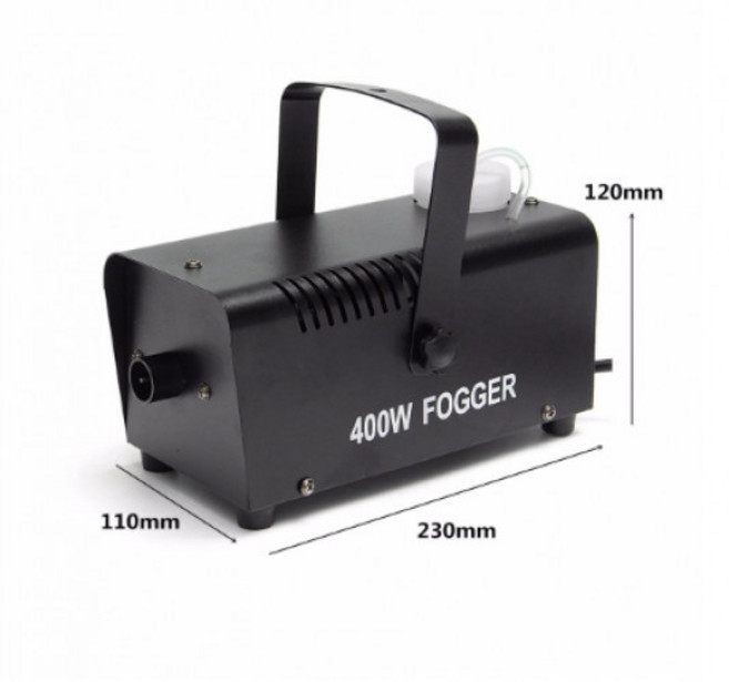 500W 무대 연무기 리모컨 제어 스모그 머신 공연 촬영 행사 연기 발생기, 1개, 400W 유선 오일 미포함, 단일 모델