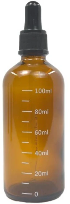 눈금형 유리 스포이드 소분 병 에센스 세럼 소분용 100ml - 쿠팡