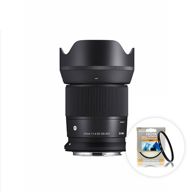 시그마 C 정품 23mm F1.4 DC DN 캐논 RF렌즈 + 호야 HMC UV 필터 / ENJ