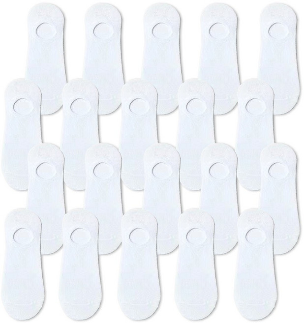 타키타키 여름용 여성 남자 얇은 페이크삭스 덧신 양말 20켤레