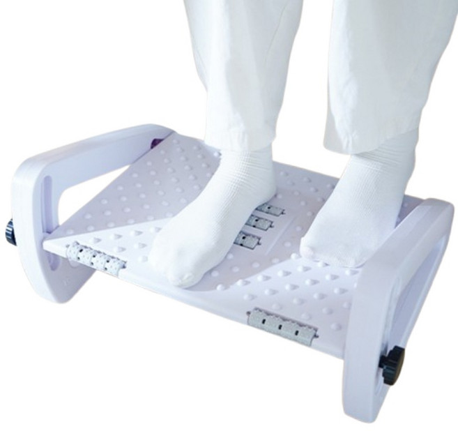 거와스 각도조절 사무실 책상 발 받침대, 화이트