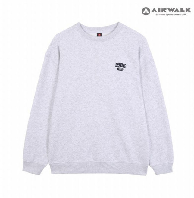 에어워크 주니어 주니어 스몰로고 베이직 맨투맨 티셔츠