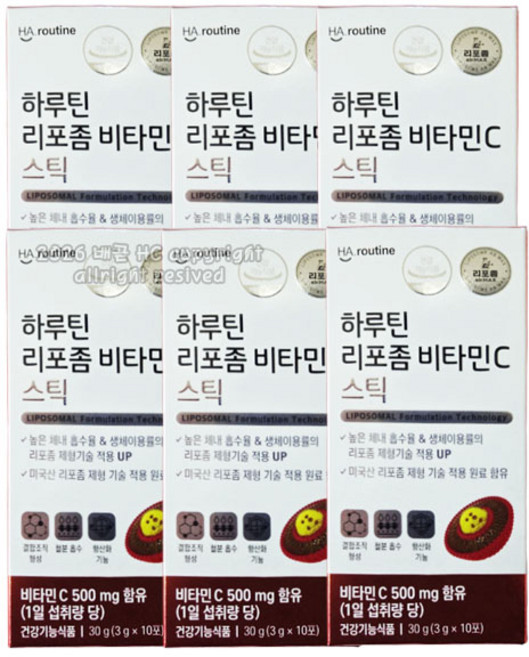 하루틴 리포좀 공법 비타민C 스틱 30포 (1개월), 90g, 2개