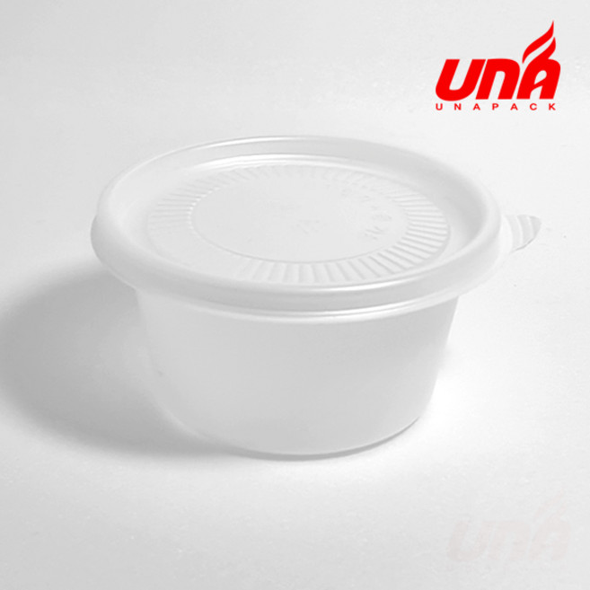 138파이 중 서비스용 탕용기, 반투명 138파이 중, 1세트, 800세트