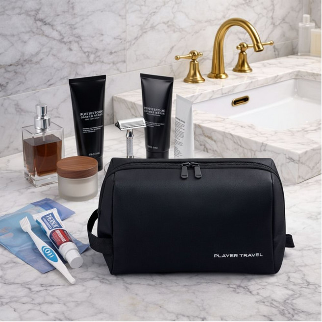 캐시픽 방수 파우치 남성 여행용 세면백