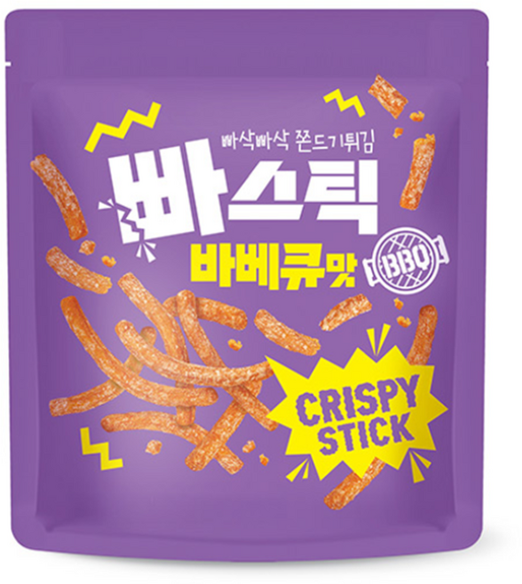 스마일 빠스틱바베큐맛 50G 대용량 편의점 박스 과자 10개 1박스