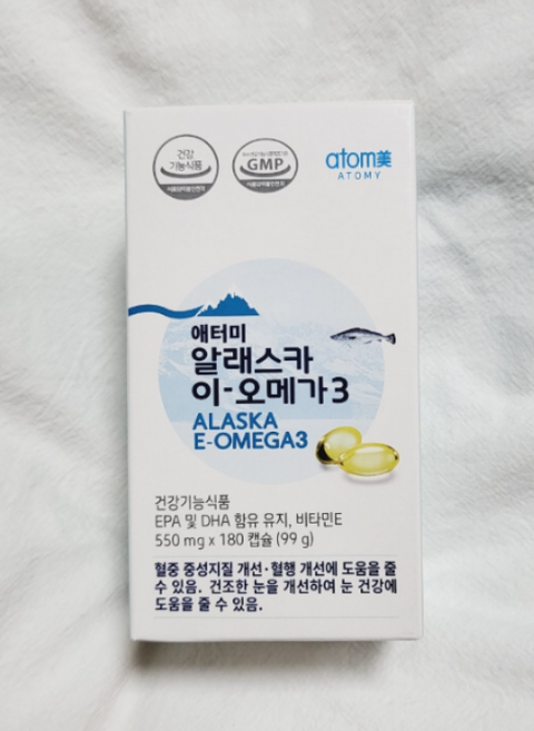 애터미 알래스카 이-오메가3 (180캡슐 3달분), 180정, 3개