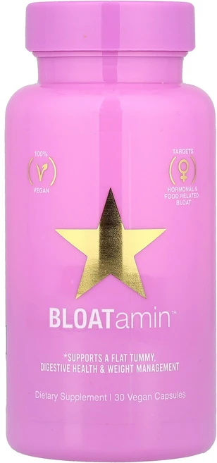 헤어타민 블로타민 식물성 베지캡슐 30캡슐 HAIRtamin BLOATamin 30 Vegan Capsules, 30정, 1개 - 쿠팡