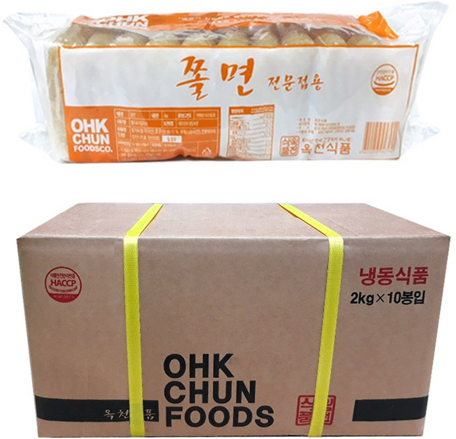 옥천냉면 쫄면사리 100인분(2kg), 2kg, 10개