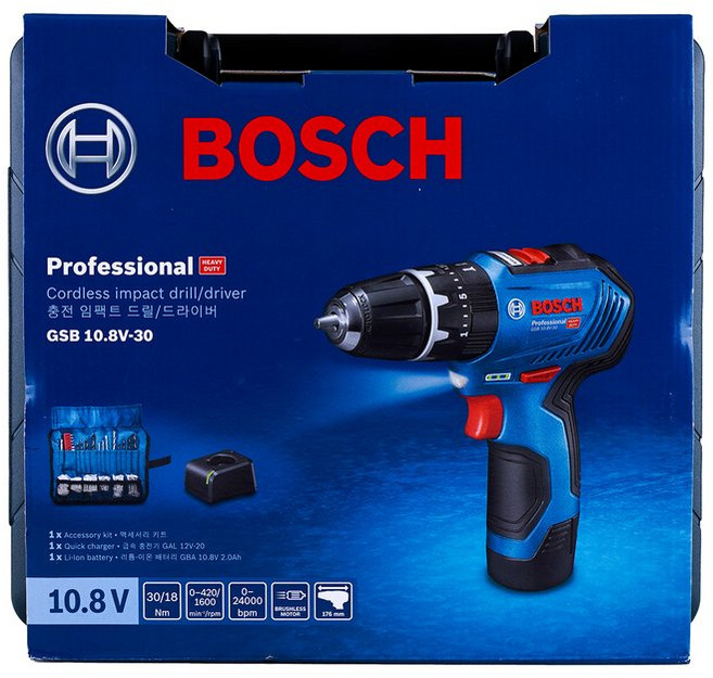 보쉬 보쉬 10.8V 브러시리스 충전 햄머드릴