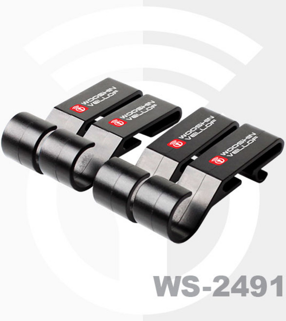 우신 안전모 고정 클립 WS-2491 4개 1셋 헤드랜턴고리, 1개, 혼합색상