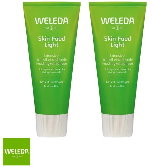 독일 벨레다 Weleda 스킨푸드 라이트 크림 Skin Food Light 보습크림 Moisturising Skin Cream for Dry Skin, 75ml, 2개 - 쿠팡