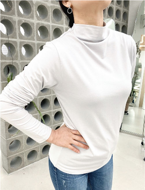 면모달스판 긴팔루나폴라