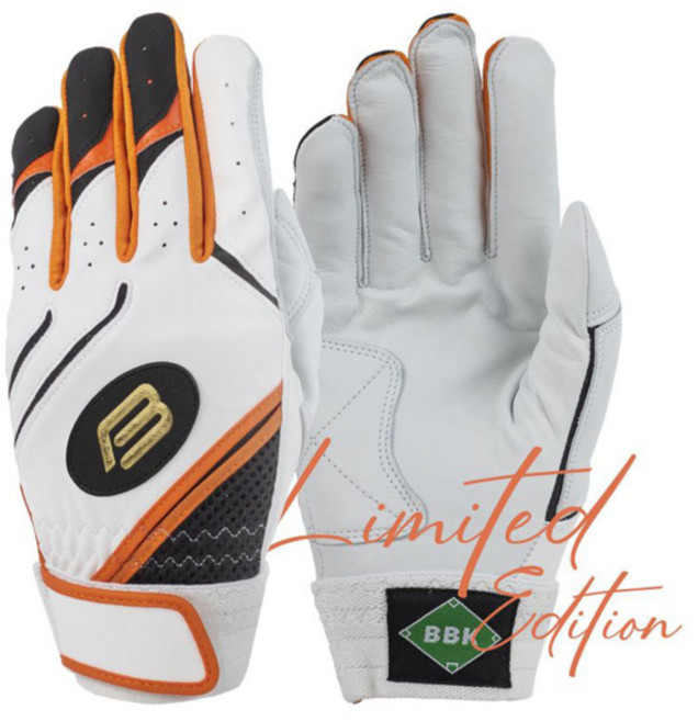 BBK 2025 BG395 야구 배팅장갑 스페셜 오더 오렌지, 1개