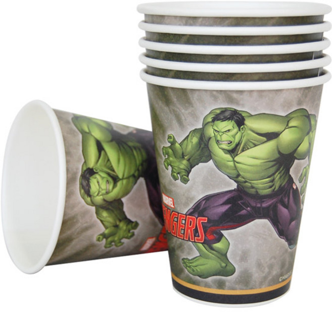 피플스파티 파티컵 240ml 캐릭터 어벤져스, 1개