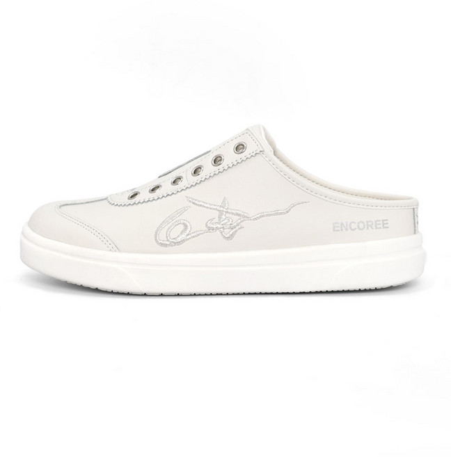 언코리 슬립온 뮬 스노우실버