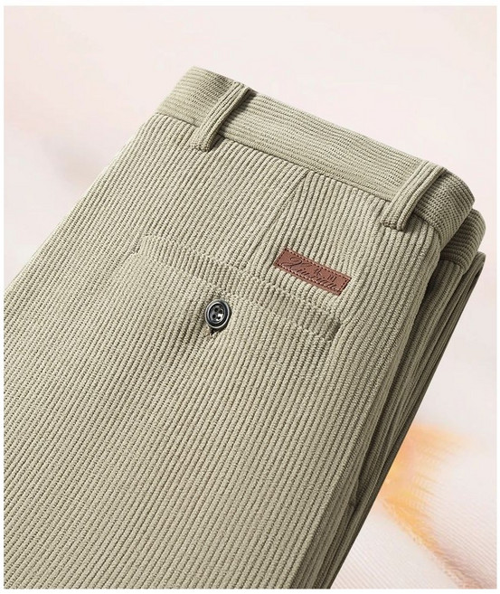 캐주얼 중년 남성 정장 바지 봄가을 루즈핏 하이웨스트 팬츠 춘추 패션 코듀로이 도톰 일자 남자 바지 SJS