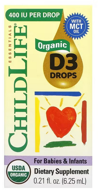 차일드라이프 어린이 비타민 D3 400IU 내추럴 베리, 6.25ml, 1개