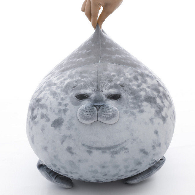 물범 물개 인형 대형 쿠션 베개 바디필로우 30cm, S, 선택02.눈뜬애, 선택02.눈뜬애