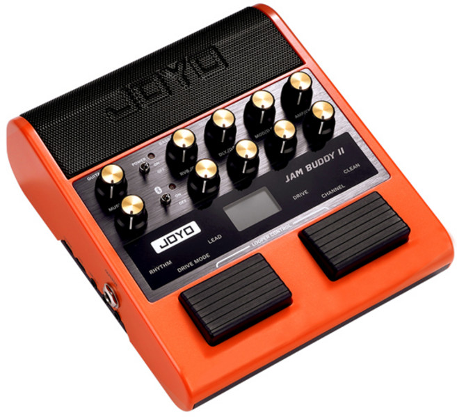 호환 JOYO JAM BUDDY II 일렉트릭 기타 앰프 올인원 앰프 이펙트 페달 USB OTG 출력 14 모델 드럼 머신루퍼블루투스, 01 Orange