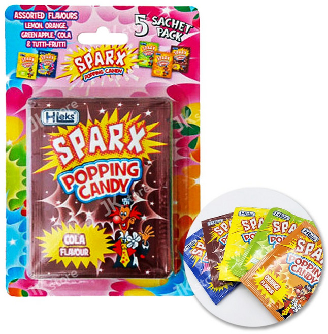 SPARX 팝핑캔디 4g x 5종 세트, 20g, 20세트