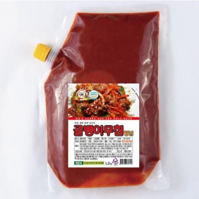 골뱅이양념 골뱅이무침양념 1.2kg 골뱅이소스, 1개
