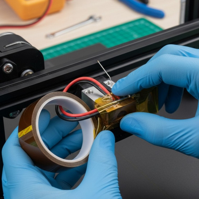 캡톤 폴리이미드 고온 내열 테이프 50mm 마스킹, 1개