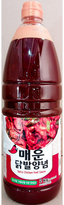 매운 국물 닭발 소스 대용량 2kg 업소용 불닭발 양념, 1개