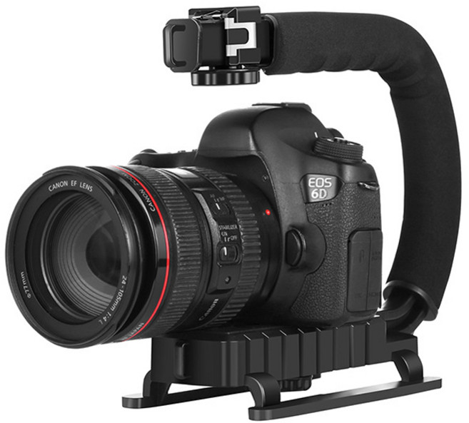 PULUZ DSLR 카메라 손떨림방지 UC형 짐벌 촬영 안정기 핸들그립, 짐벌 핸들그립, 1개, PULUZ DSLR카메라 촬영 짐벌 핸들그립