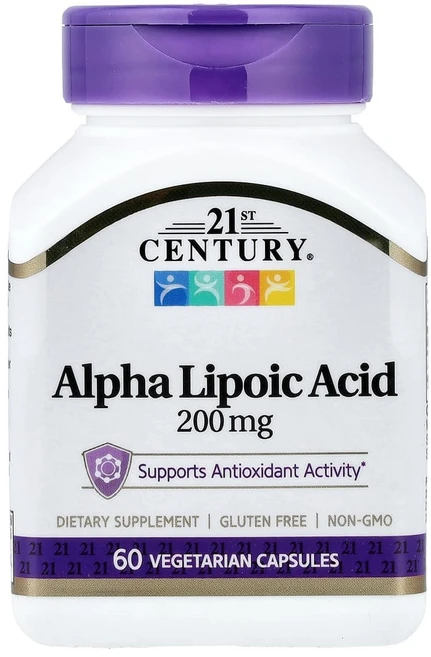 21세기 Alpha Lipoic Acid 알파리포 산 알파 리포산 200 mg 60캡슐, 1개, 60정 - 쿠팡