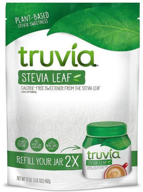 Truvia 스테비아 잎 천연 감미료 17온스 제로 칼로리 미국직구, 1.06 Pound (Pack of 1), 1개, 482g