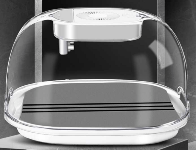 해동기 냉동 식품 고속 급속 스테이크 냉동육 해동, 가정용 신선 해동기(골든)26cm, 1개