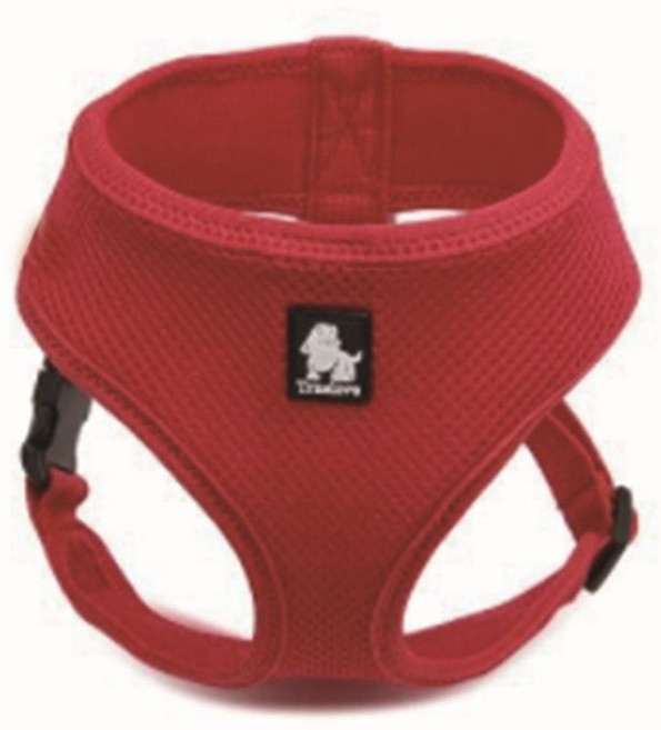 강아지 하네스 에어매쉬 애견 목줄 리드줄 산책 레드, 00_00사이즈/L, 1개