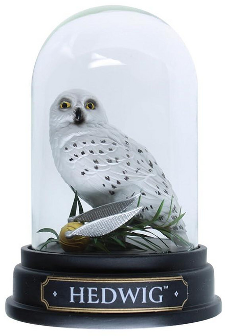 Enesco 해리 포터의 마법사 세계 헤드윅 올빼미 호기심 클로슈 미니어처 피규어 9.5cm(3.75인치) 멀티컬러 225326
