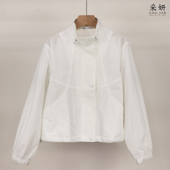 采妍 CHAI YAN 防風立領襯衫外套 春夏女裝 輕盈透氣