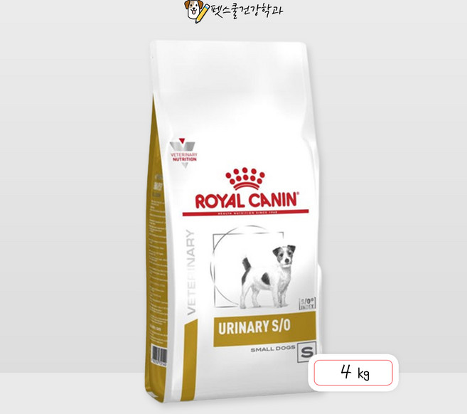 [로얄캐닌] 독 유리너리 S/O 스몰독, 4kg, 1개