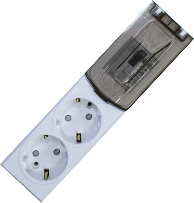 에어컨용 에어콘전용 고용량 멀티탭 누전차단, 1개, 5m