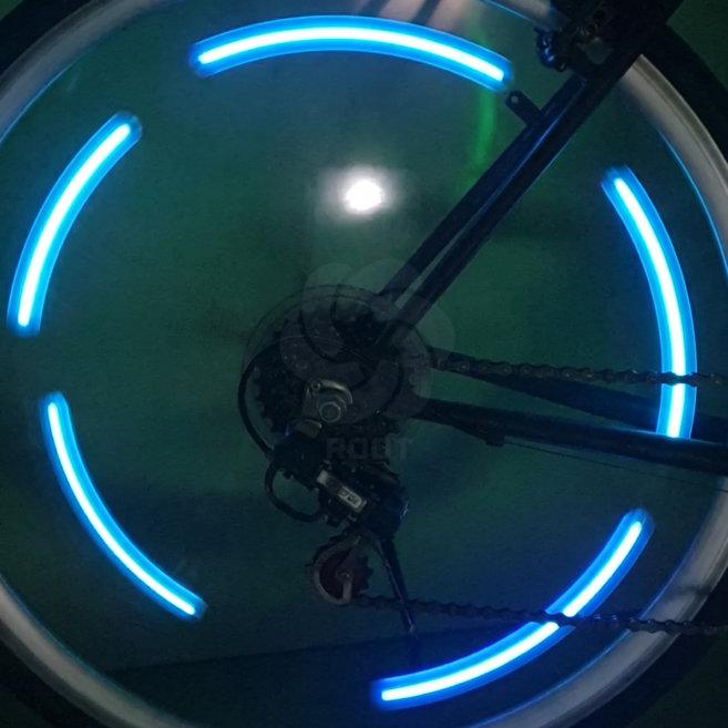 자전거 led 휠라이트 2P, 1세트, 블루 2p