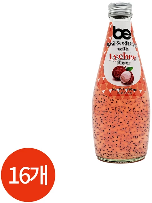 BE 바질 음료 리치맛, 16개, 290ml - 쿠팡