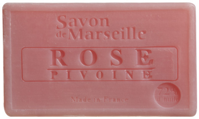[르샤트라1802] 사봉 드 마르세이유 비누 로즈 100g SAVR, 1개입