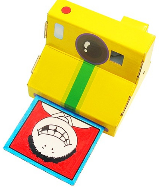 [칼라노리]DIY 폴라로이드 카메라/생활도구/ 내 모습/우리가족/창의미술/DIY 만들기, 1개