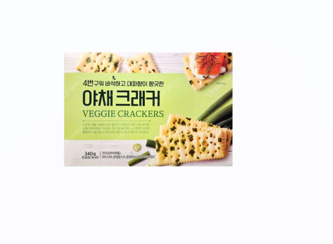 4번구워 더 바삭한 대파향 야채 크래커, 3개, 340g