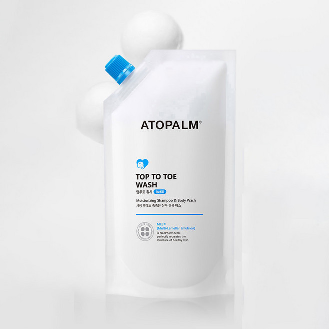 아토팜 탑투토 워시 리필형, 400ml, 1개