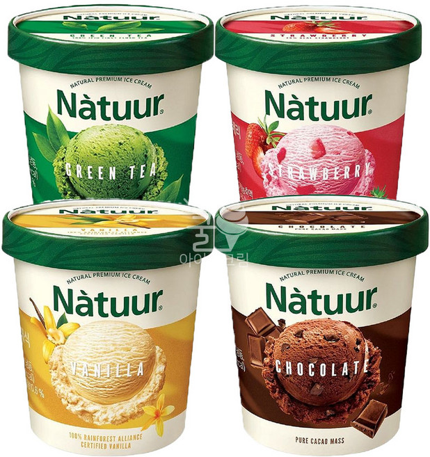 나뚜루 파인트 4종세트 총8개입, 1개, 474ml - 아이스크림 파인트