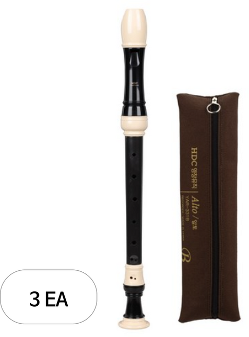 HDC영창 알토 리코더 YAR-331B, 검정, 3개