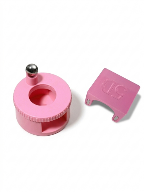 왕훙 핫템 캐츠아이 마그넷 자석스틱 회전형(스틱 추가), 1세트, 핑크