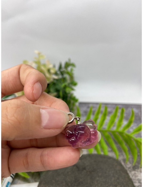 石之靈Soul Stone 螢石雕刻吊墜 多款卡通動物造型DIY配件